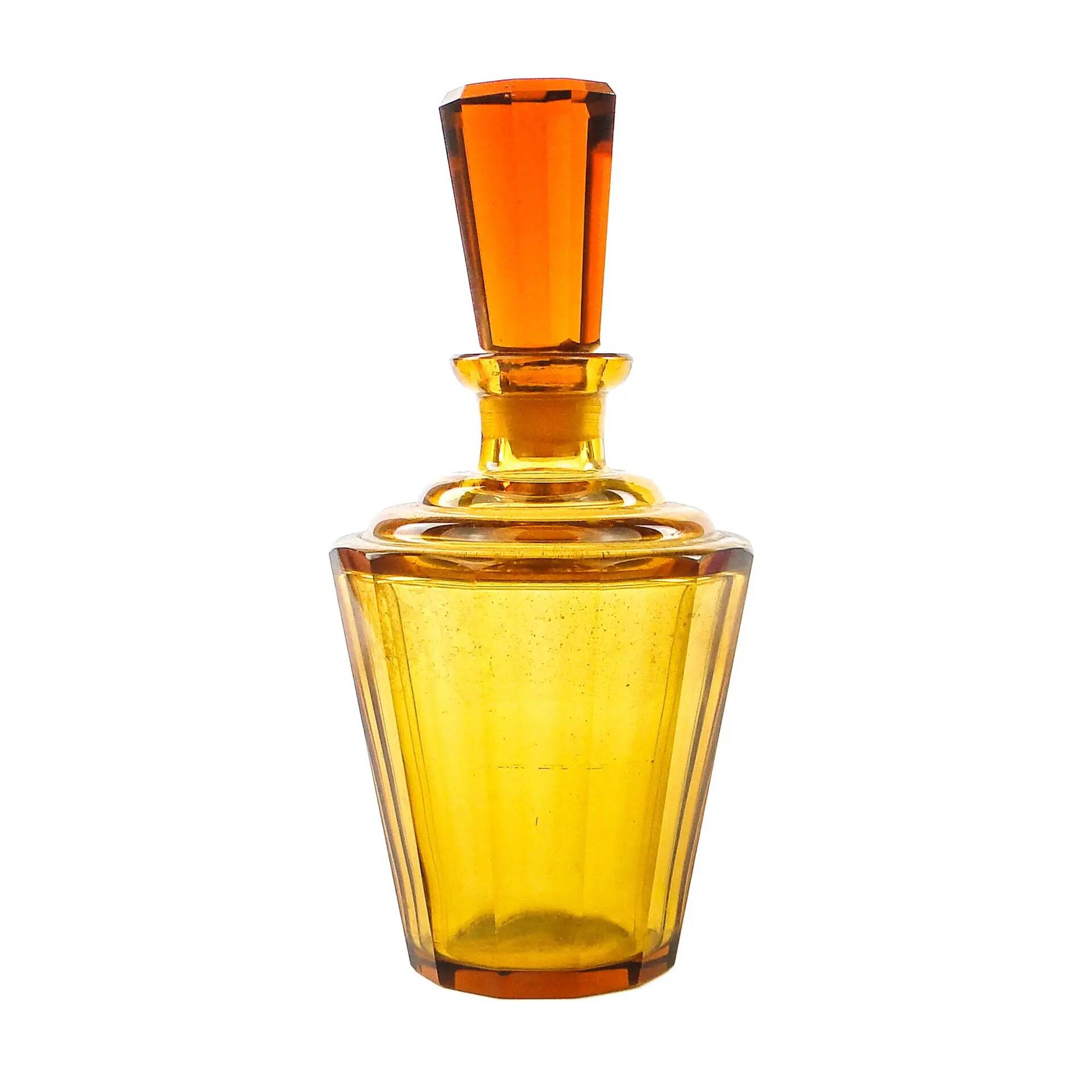 Carafe, Art Deco, crystal, Moser, Czechoslovakia, 1930s