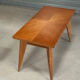 Table basse vintage années 50 pieds compas design scandinave