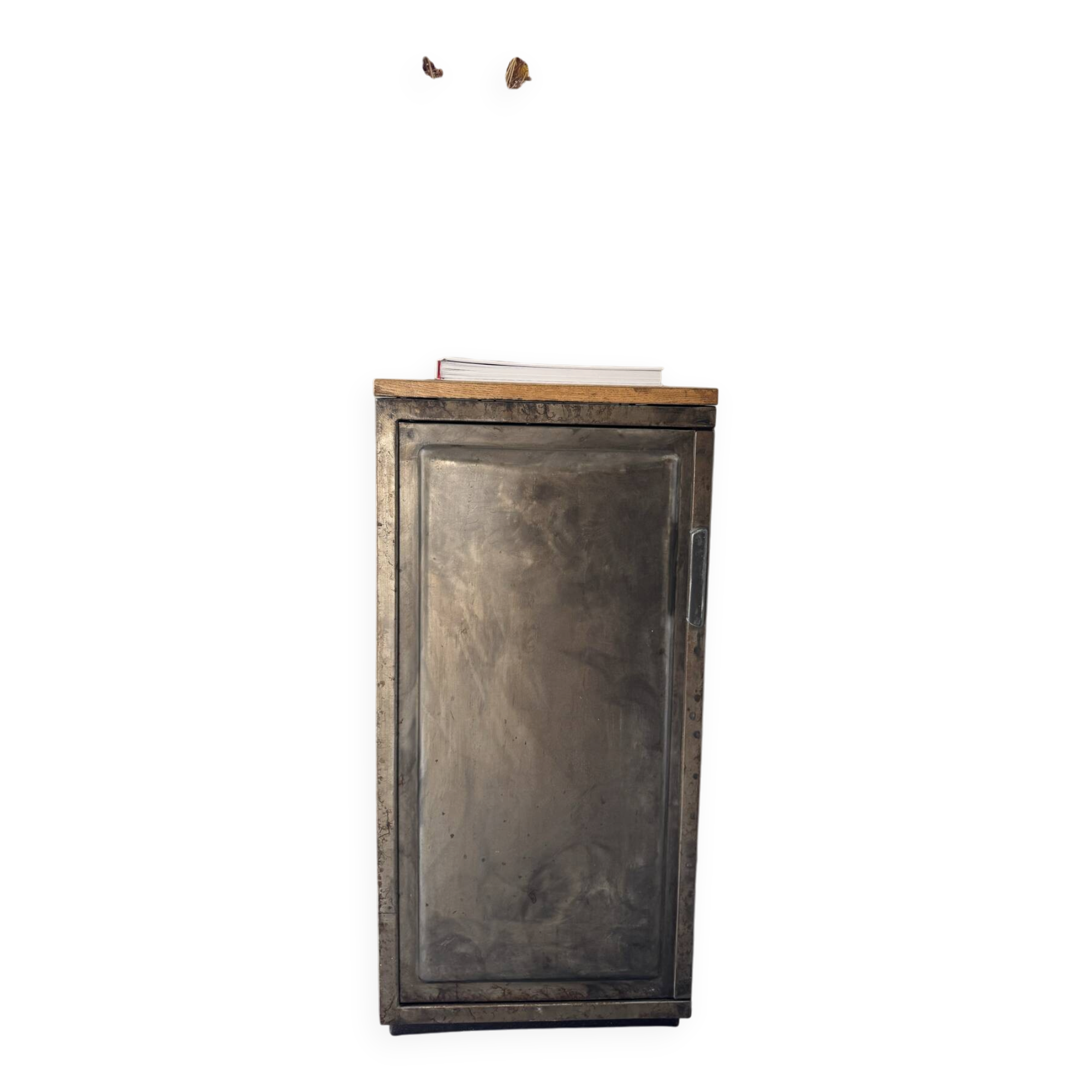 Metal and wood cupboard and drawer furniture