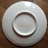 Vintage decorative dish Kerbigot ceramic 20th century