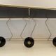 Vintage coat rack, 50s, 60's, perforated tole
