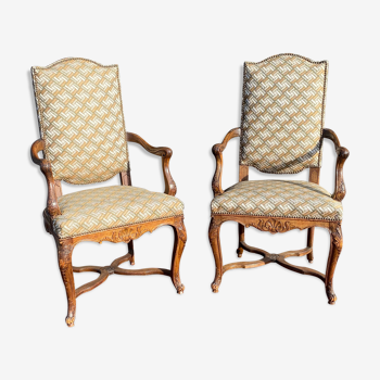 Pair of Reguence Style Chairs 19th Century