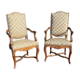 Pair of Reguence Style Chairs 19th Century
