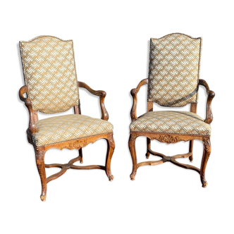 Pair of Reguence Style Chairs 19th Century