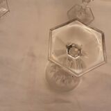 8 CUT CRYSTAL WINE GLASSES