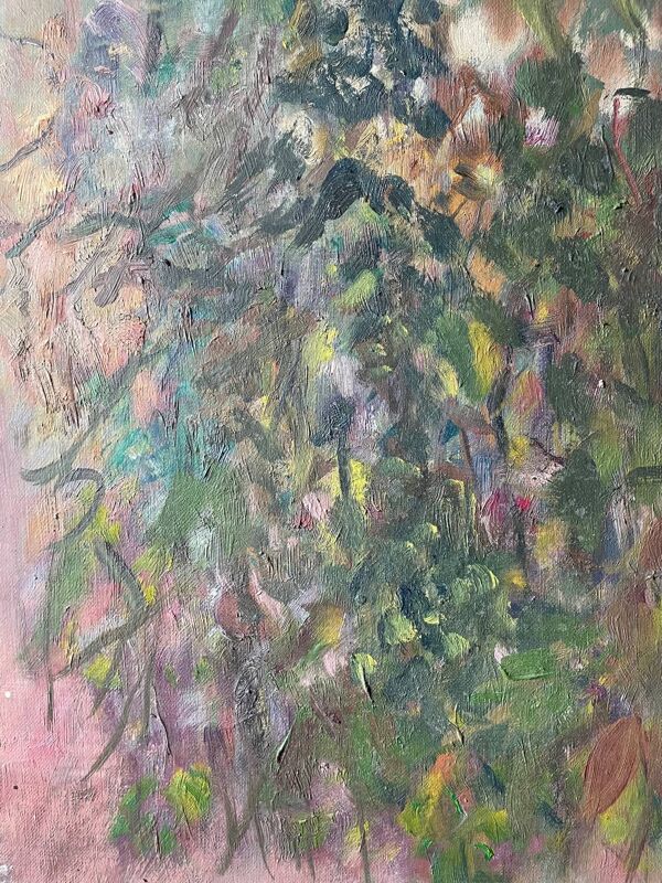 Tableau étude d’arbre vintage années 70