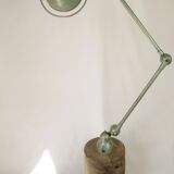 Table lamp jielde 2 arms on wooden base