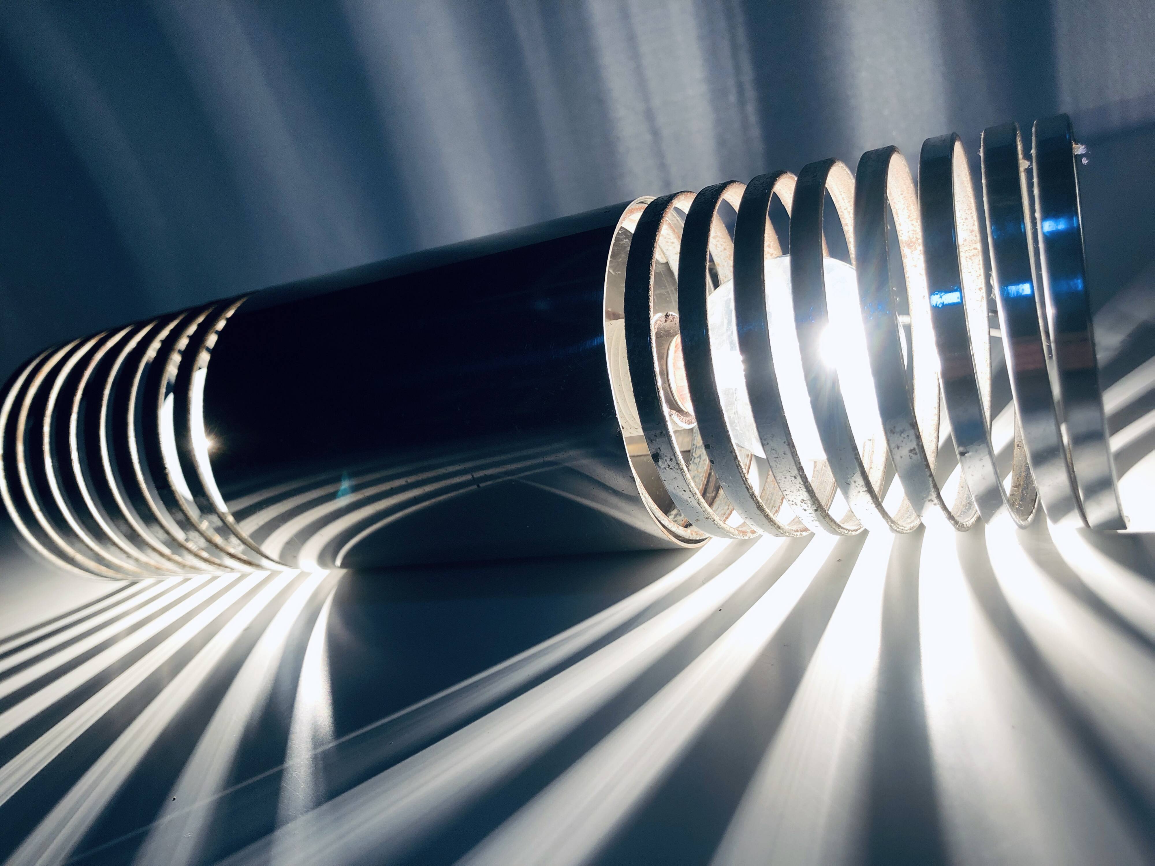 Vintage Wall Lamp • Spirals • Space Age • 1970