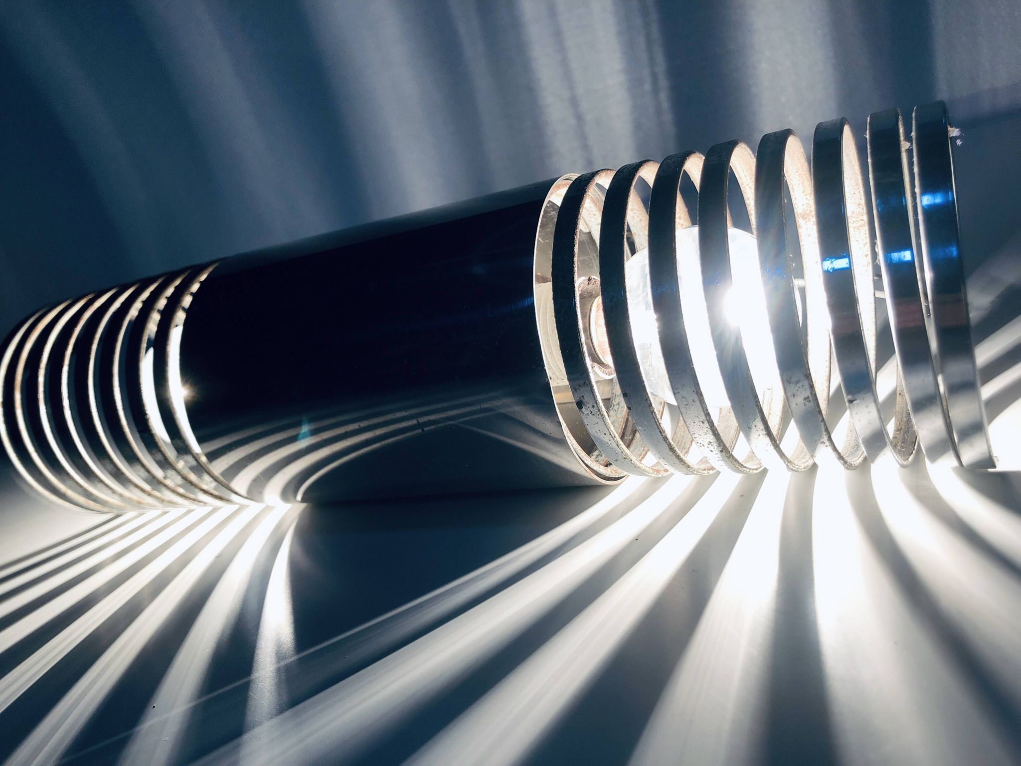 Vintage Wall Lamp • Spirals • Space Age • 1970