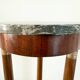 Athenian pedestal in mahogany and marble, Empire style, early 20th century.