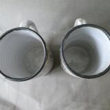 Set of 2 Kostanda ceramic mugs, 60s