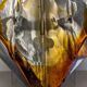 Applique en verre Murano par Mazzega, Italie vers 1970