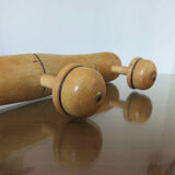 Porta wooden coat 3 hooks 70s