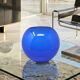 1970s Mid-Century Blue Vase by Ind. Vetraria Valdarnese. Made in Italy