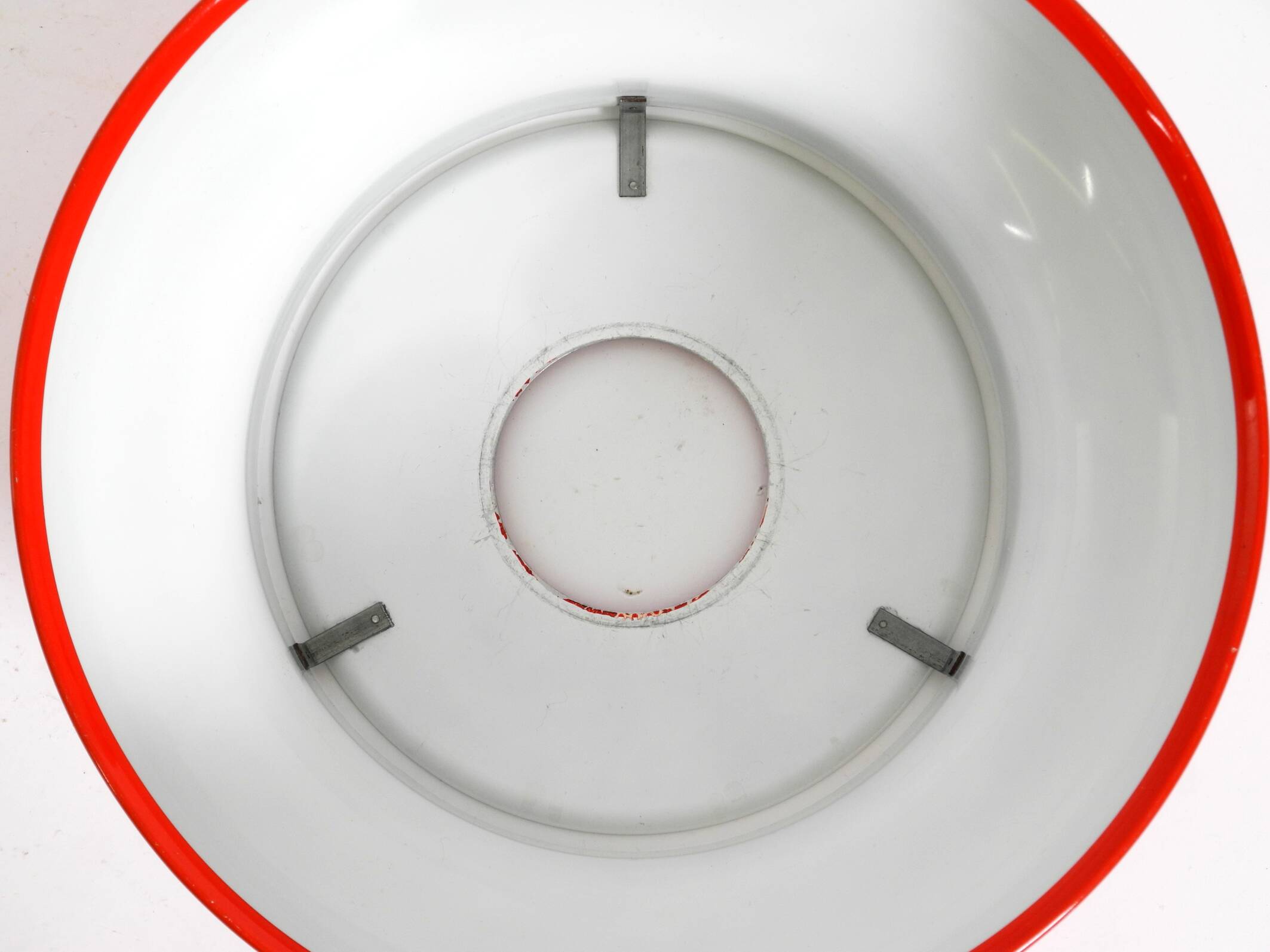 Large original 1960s red Bumling ceiling lamp by Anders Pehrson for Ateljé