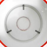 Large original 1960s red Bumling ceiling lamp by Anders Pehrson for Ateljé