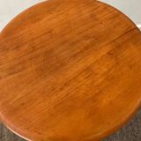 Vintage tripod stool in solid pine