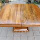 table art déco en noyer avec rallonges 14 couverts