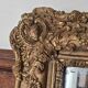 Large gilded mirror from the 19th century.