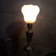 small art deco bedside lamp in gold patinated regule with its original 26x10 cord