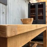 Table de ferme en chêne