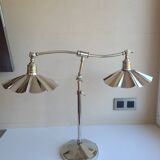 Vintage articulable chrome lamp