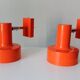 Pair of vintage wall lamps 70s