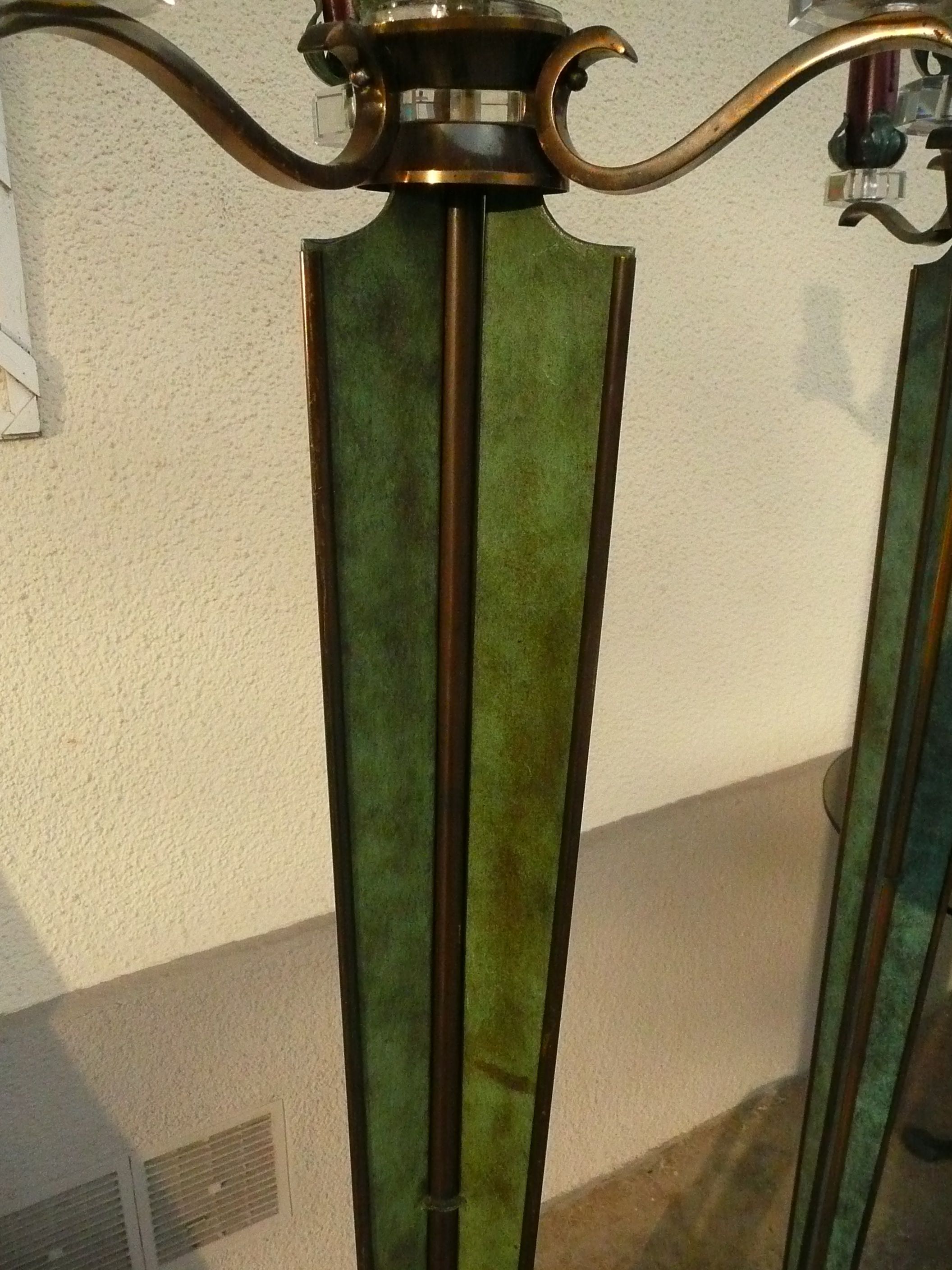 Pair of floor lamps from the 40s to the 50s