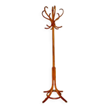 Parrot coat rack on beech legs