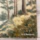 Oil on vintage cardboard
