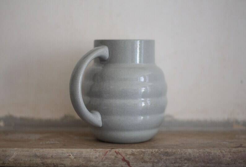Ceramic pitcher Digoin, Art Deco pitcher, jug, kitchen, collection, pitcher