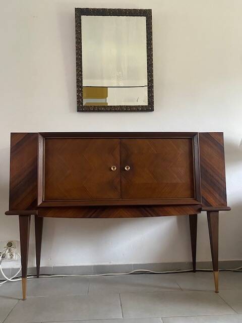 Vintage walnut console enfilade