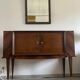 Vintage walnut console enfilade