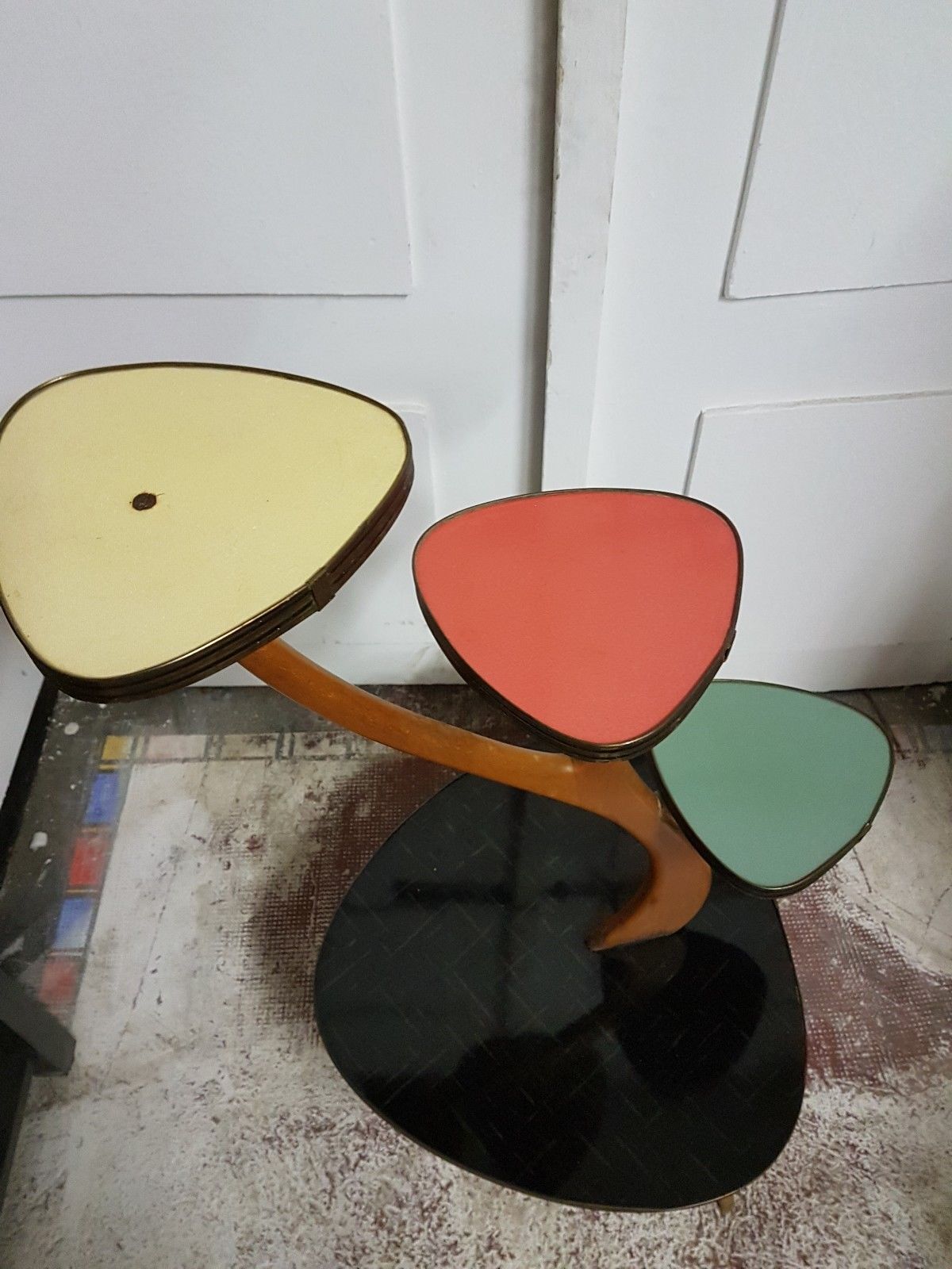Door plant formica of the 50s/60s harness