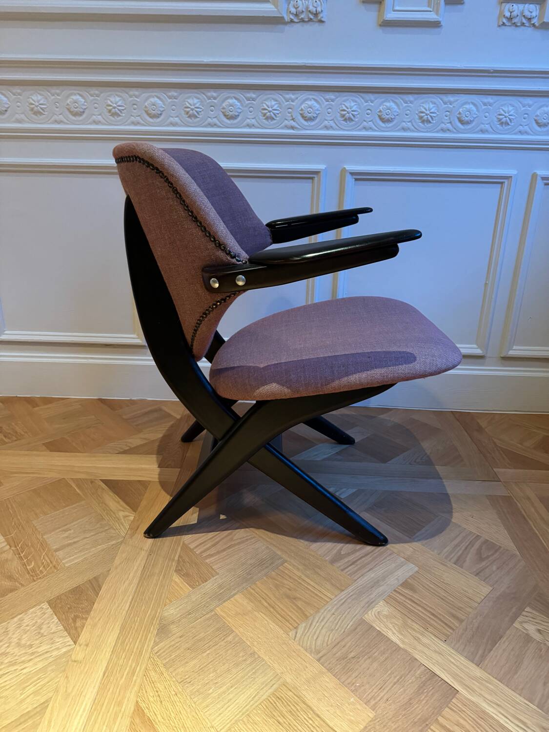Paire de fauteuils Louis Van Teeffelen pour Webe