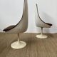 Chaises pied tulipe années 1970