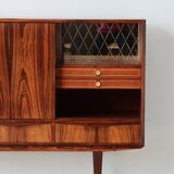 Buffet haut scandinave en palissandre – design E.W. Bach (années 60)