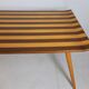 Table low Italian 1950, on the walnut and Sycamore