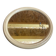 Vintage 80s Round TIGER Design Mirror, Beige Plastic #C893