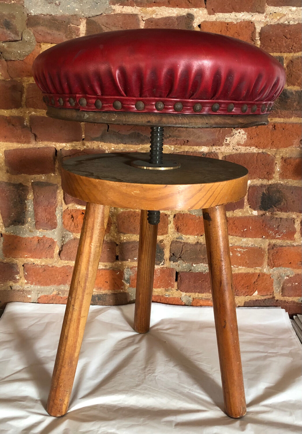 Vintage piano stool