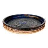 Mid-century modern Danish studio pottery bowl by Tue Poulsen for Tue Keramik, 1960s.
