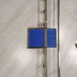 Art Deco chrome wall coat rack