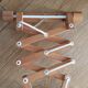 Sconce vintage wooden accordion