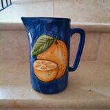 Carafe barbotine citron