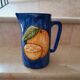 Carafe barbotine citron