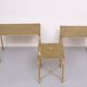Hollywood Regency Maison Jansen style Brass nesting tables France