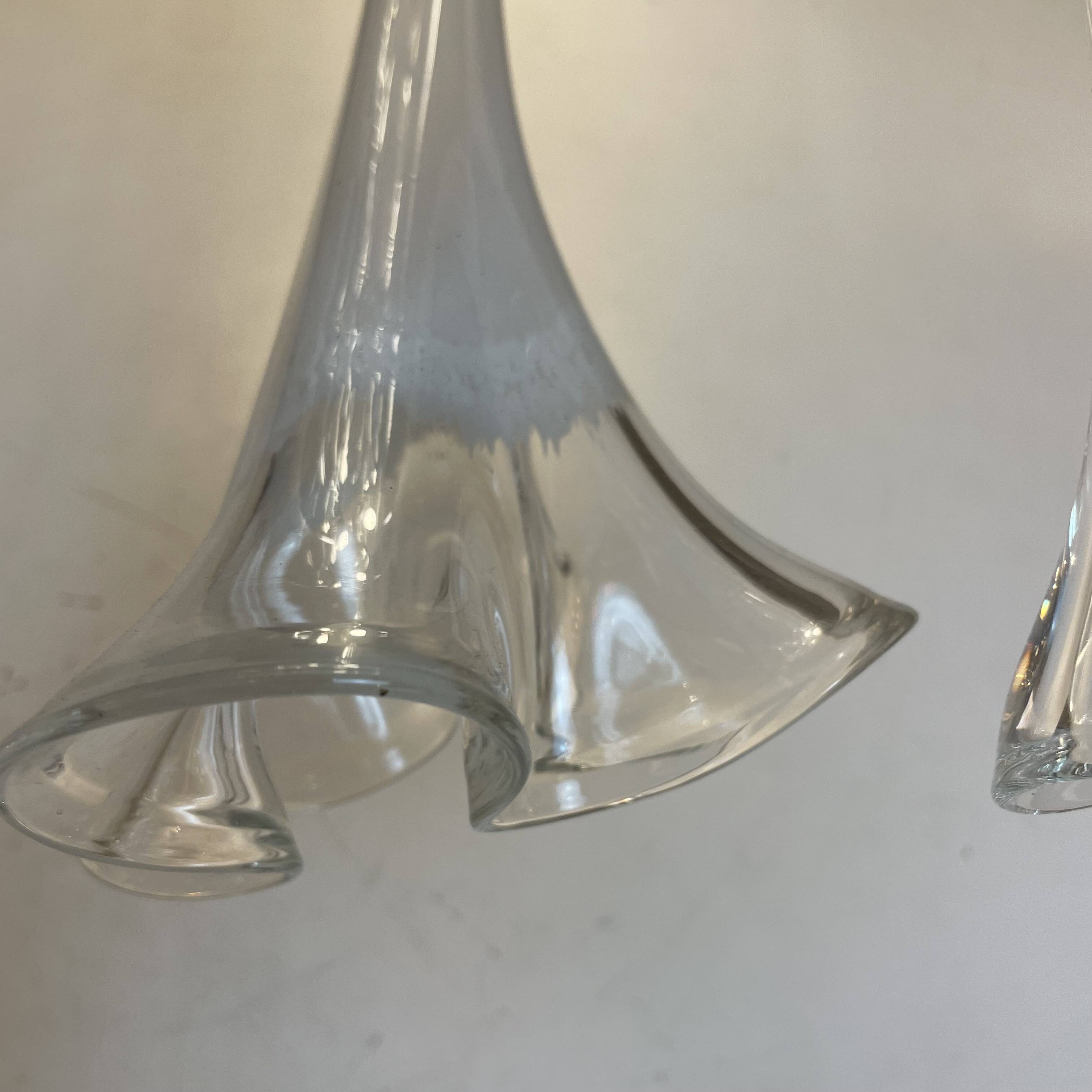 Calla, Murano Ceiling Lamp by Venini, 1960s