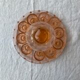 Pink glass liquor service