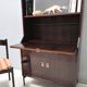 Vintage Walnut Bookshelf and Secretaire by Claudio Salocchi for Sormani, Italy
