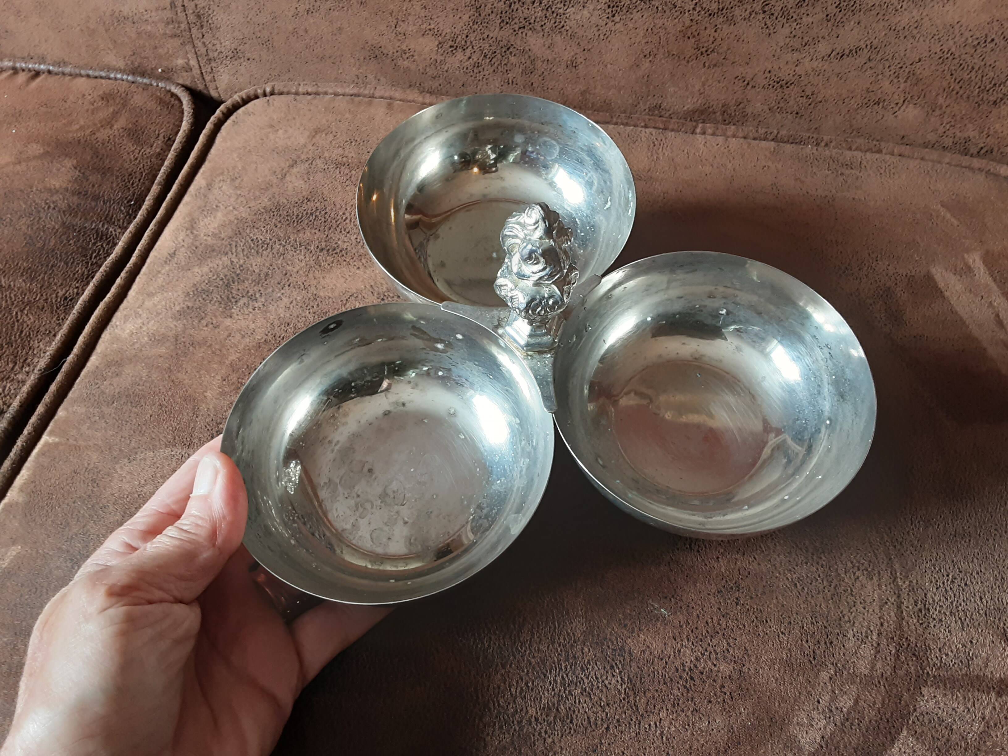 Original metal compartment dish